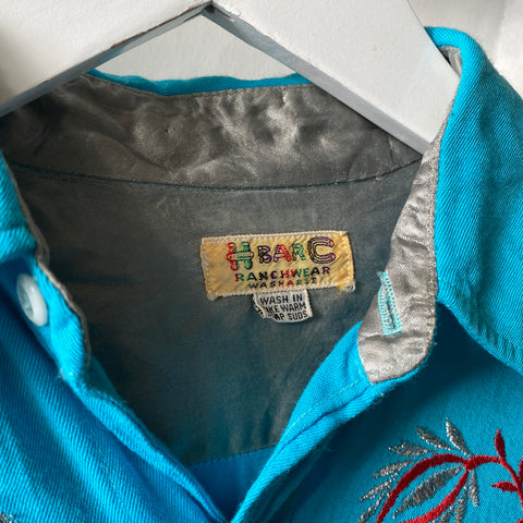 60's HBarC Western Shirt - XS