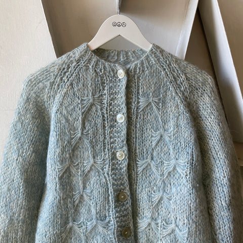 60’s Loose Knit Wool Cardigan - XS