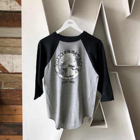 80's Quarter Flash Raglan - Medium