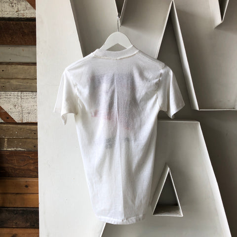 70's Paper Thin Freestyle Skiing Tee - Medium
