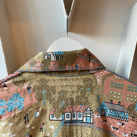 70's Crazy Patchwork Shirt - Small