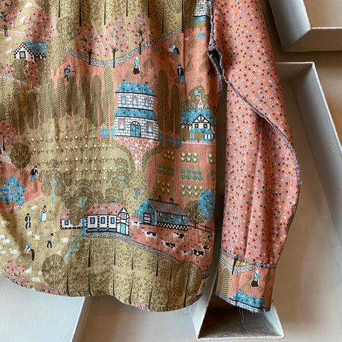 70's Crazy Patchwork Shirt - Small
