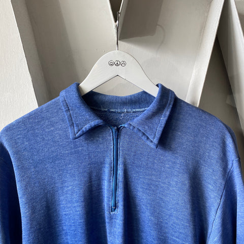 70's Quarter Zip Sweat - Large