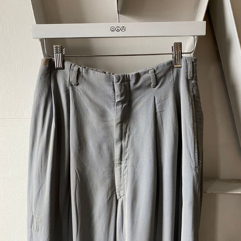 40’s Repaired Rayon Trousers - 26” x 28”