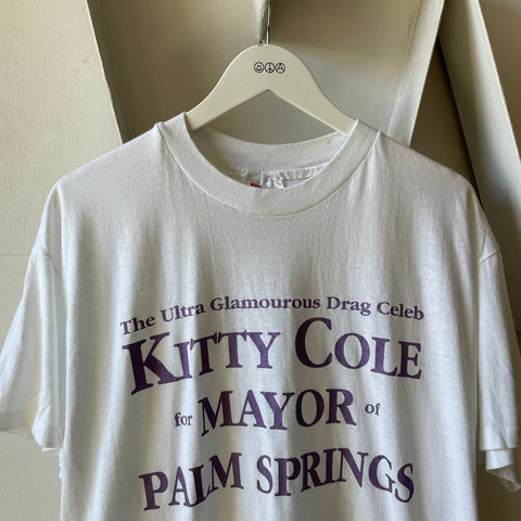 90’s Kitty Cole For Mayor Tee - Large