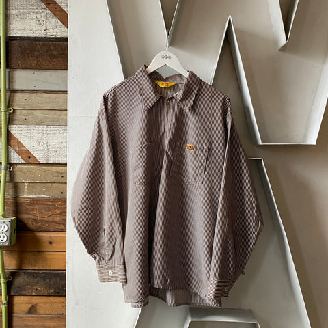70's Ben Davis 1/4 Zip Long Sleeve - XL