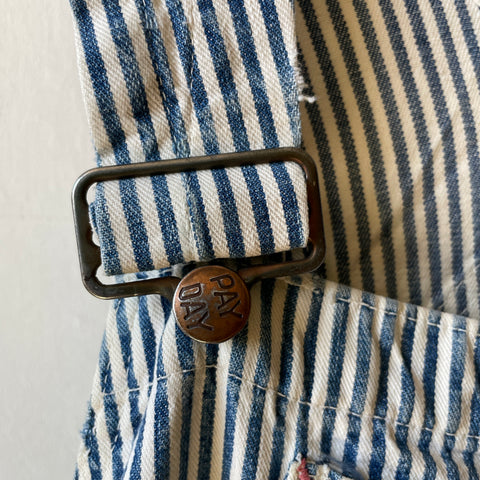 50’s Penney’s Pay Day Square Bak Overalls - 37” x 27”