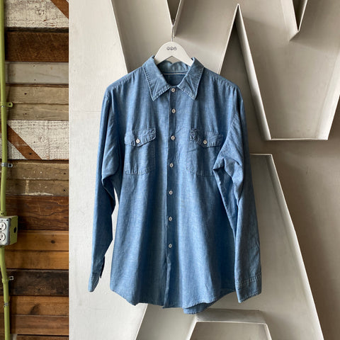 70's Chambray Shirt - XL