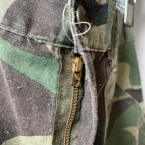 70’s Military Camo Fatigue Pants - 24” x 29”