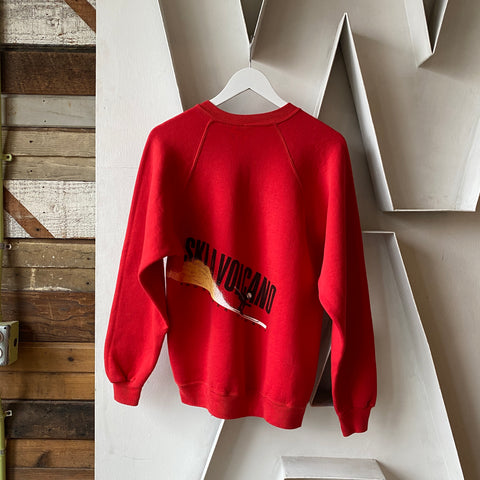 80's Ski A Volcano Sweat - Large