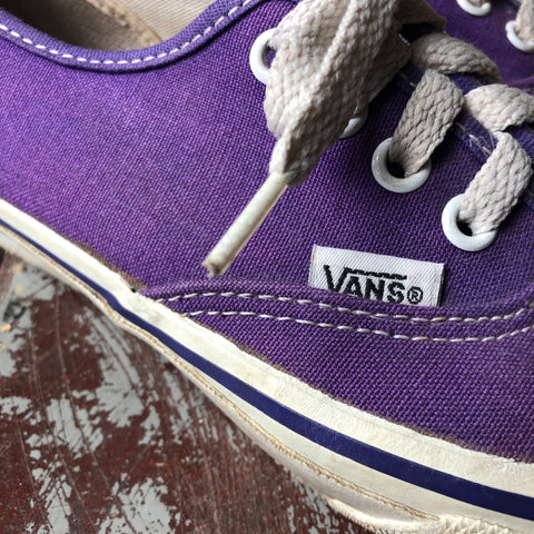 80's Purple Vans Era - Size 7