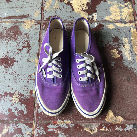 80's Purple Vans Era - Size 7