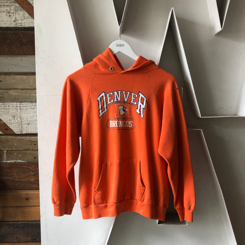 80's Champion Broncos Hoodie - Large