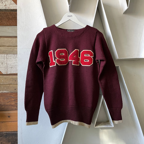 40’s Boat Collar Sweater - Small