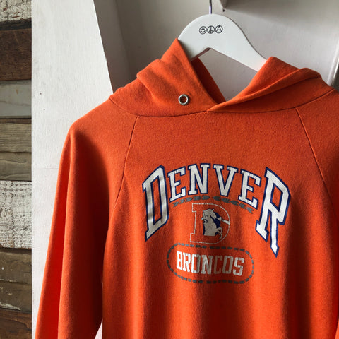 80's Champion Broncos Hoodie - Large