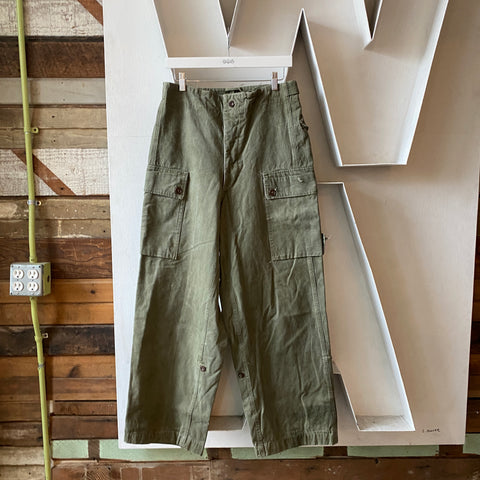 50's Euro Military Cargo Pants - 30” x 29.5”