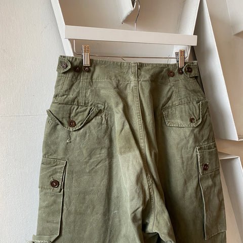 50's Euro Military Cargo Pants - 30” x 29.5”