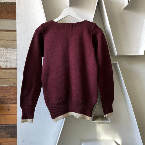 40’s Boat Collar Sweater - Small