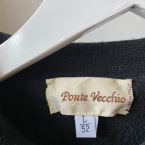 80's Collared Wool Sweat - Small