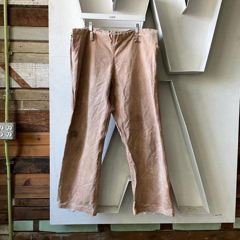 Canvas Pullover Gardening Pants - Large