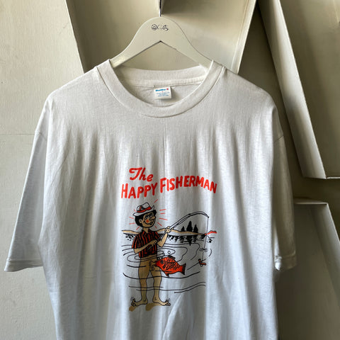90’s Happy Fisherman Tee - XL