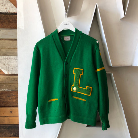 70's Dehen Collegiate Cardigan - M/L