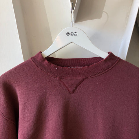 Faded Plum Discus Sweatshirt - Medium