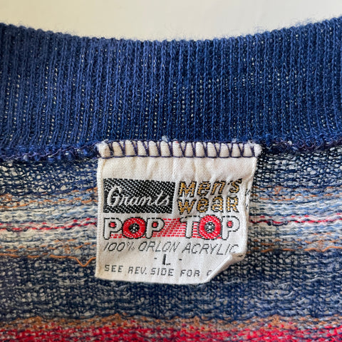 70’s Pop Top Knit Long Sleeve - Medium