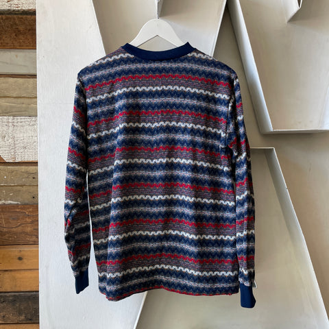 70’s Pop Top Knit Long Sleeve - Medium