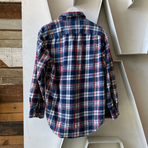 80’s FOTL Faded Flannel Button Up - Large