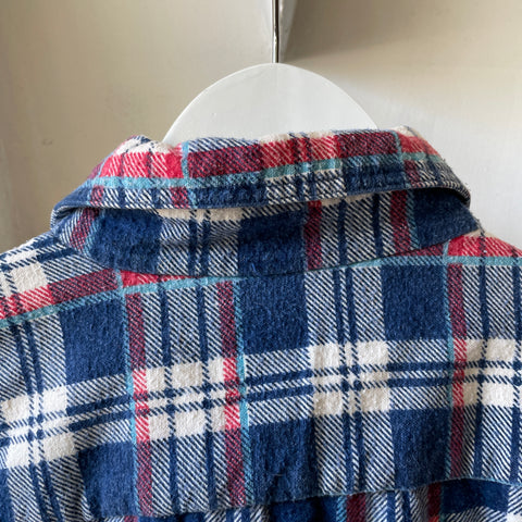 80’s FOTL Faded Flannel Button Up - Large