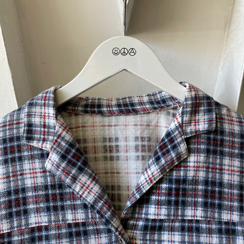 60’s Soft Flannel PJ Top - Medium