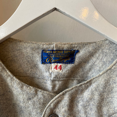 50's Rawlings Wool Baseball Jersey - XL