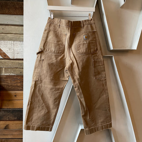 90’s Cropped Carhartt Dungarees - 30” x 22.5”