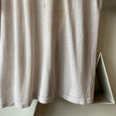 70's Dirty Fade Blank Tee - Small