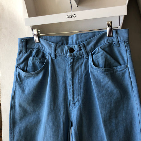 70's Blue Levi’s Big E - 32” x 27”