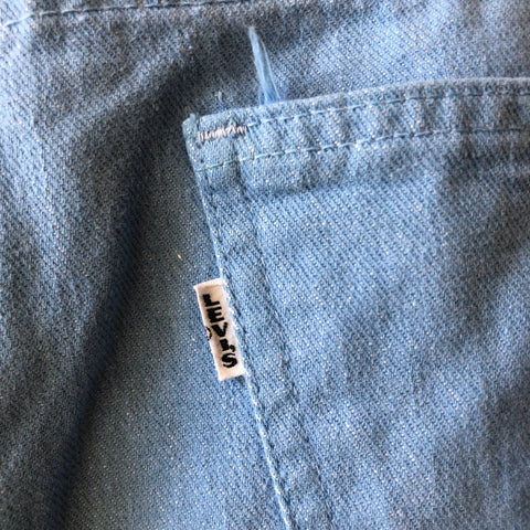 70's Blue Levi’s Big E - 32” x 27”