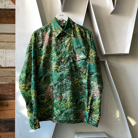 70’s Floral Patterned Shirt - Large