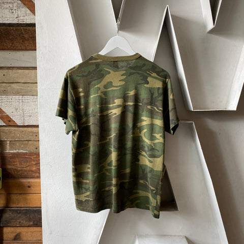 80's Camo Pocket Tee - Large