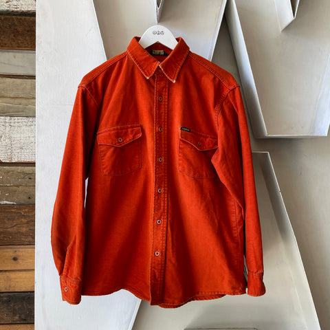 70’s Thrashed OshKosh Button Up - Large
