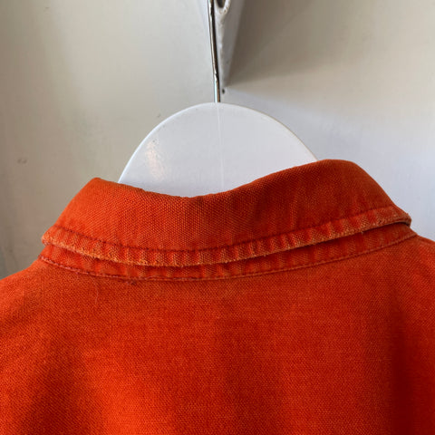 70’s Thrashed OshKosh Button Up - Large