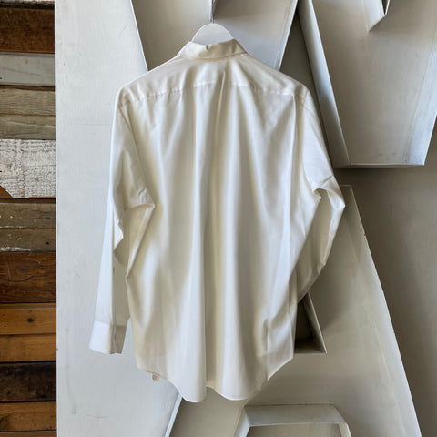60’s Arrow White Button Up - Large
