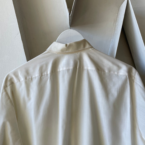 60’s Arrow White Button Up - Large