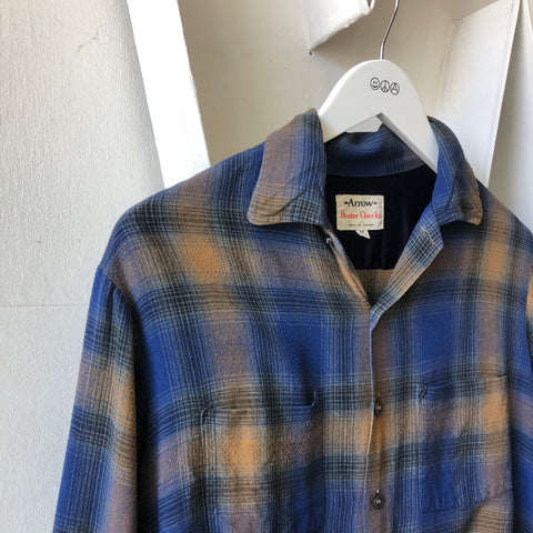 60's Arrow Hunter Checks Rayon 'ish' - Small/Medium