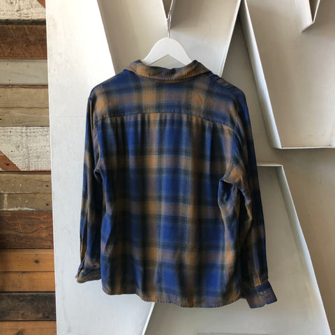 60's Arrow Hunter Checks Rayon 'ish' - Small/Medium