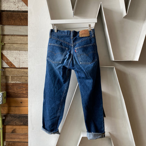 80's Dark Levi's Redline 501 - 27” x 26”