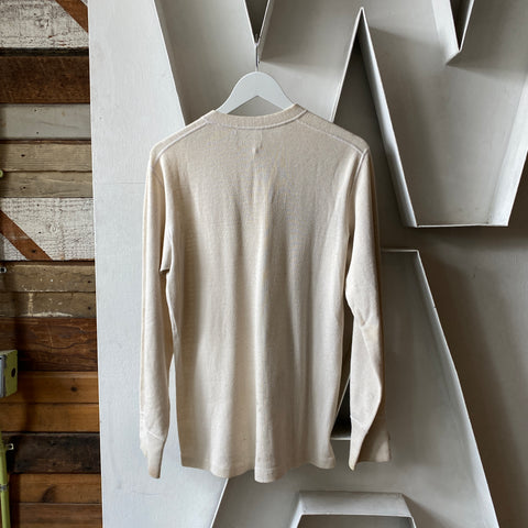 60's Mil-Spec Wool Henley - Medium