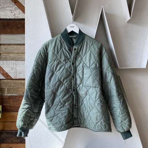 70's Quilted jacket - Large