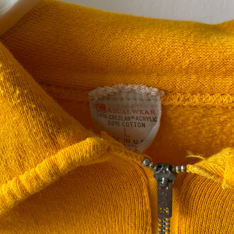 60's Yellow 1/4 Zip - Large