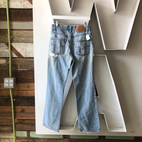 90's Thrashed Levis 517 Boot Cut - 30” x 30”